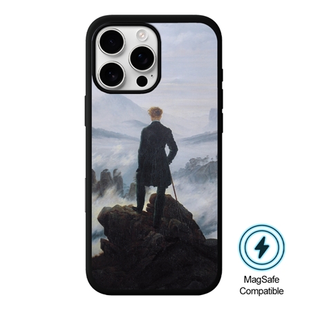 Famous Art Case for iPhone 16 Pro (Friedrich - Wanderer Above The Sea of Fog) 
