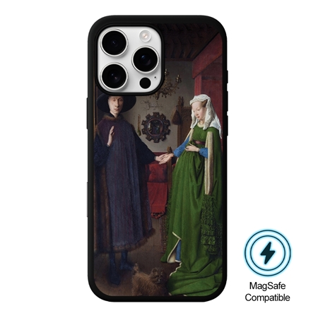 Famous Art Case for iPhone 16 Pro (Van Eyck - Arnolfini Portrait) 
