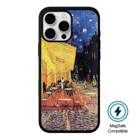 Famous Art Case for iPhone 16 Pro (Van Gogh - Café Terrace at Night) 
