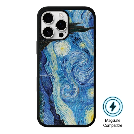 Famous Art Case for iPhone 16 Pro (Van Gogh - Starry Night) 
