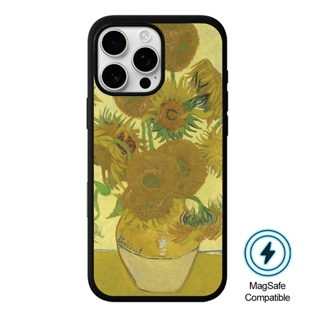 Famous Art Case for iPhone 16 Pro (Van Gogh - Sunflowers) 
