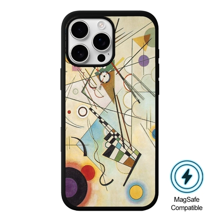 Famous Art Case for iPhone 16 Pro (Kandinsky - Composition 8) 
