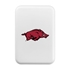 Arkansas Razorbacks Magnetic Battery Pack Charger (White)
