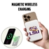 LSU Tigers Magnetic Battery Pack Charger (White)

