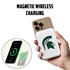 Michigan State Spartans Magnetic Battery Pack Charger (White)
