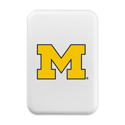 
Michigan Wolverines Magnetic Battery Pack Charger (White)