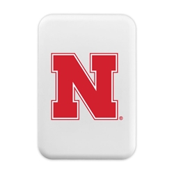 
Nebraska Cornhuskers Magnetic Battery Pack Charger (White)
