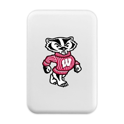 
Wisconsin Badgers Magnetic Battery Pack Charger (White)