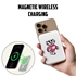Wisconsin Badgers Magnetic Battery Pack Charger (White)
