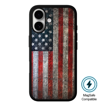Guard Dog American Flag-American Might MagSafe Case for iPhone 16
