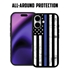 Guard Dog American Flag-Thin Blue Line-Hero MagSafe Case for iPhone 16
