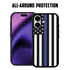 Guard Dog American Flag-Thin Blue Line-Honor MagSafe Case for iPhone 16
