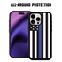 Guard Dog American Flag-Thin Blue Line-Honor MagSafe Case for iPhone 16 Pro
