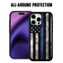Guard Dog American Flag-Thin Blue Line-Legend MagSafe Case for iPhone 16 Pro
