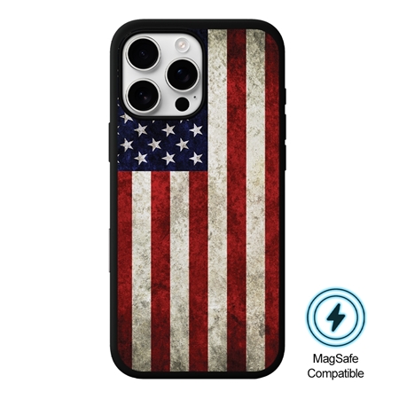 Guard Dog American Flag-Old Glory MagSafe Case for iPhone 16 Pro
