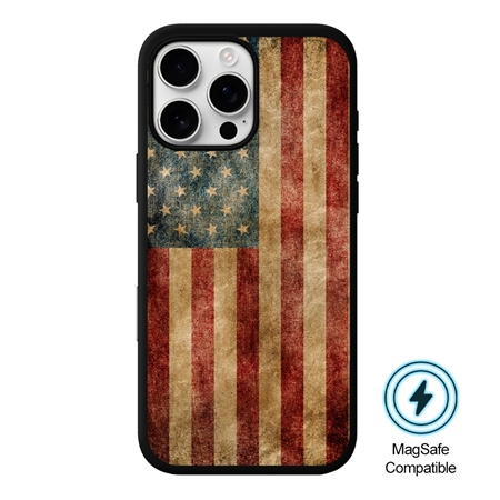 Guard Dog American Flag-Perseverance MagSafe Case for iPhone 16 Pro
