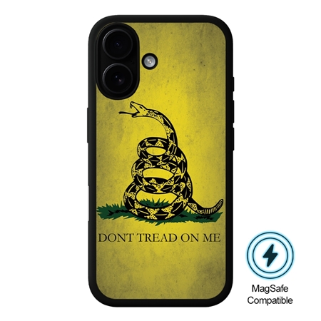 Guard Dog American Flag-Gadsden MagSafe Case for iPhone 16 Plus

