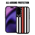 Guard Dog American Flag-Thin Red Line-Honor MagSafe Case for iPhone 16 Plus
