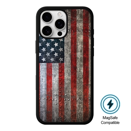 Guard Dog American Flag-American Might MagSafe Case for iPhone 16 Pro Max
