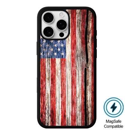 Guard Dog American Flag-Land of Liberty MagSafe Case for iPhone 16 Pro Max

