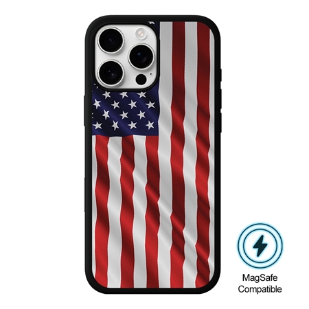 Guard Dog American Flag-Star Spangled Banner MagSafe Case for iPhone 16 Pro Max
