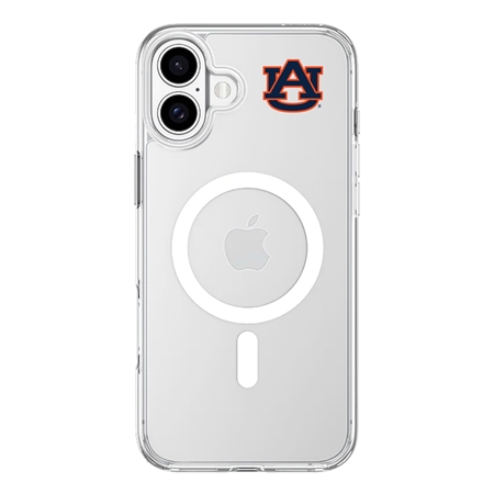 InvisiCase MagSafe Auburn Tigers Mini Logo Case for iPhone 16
