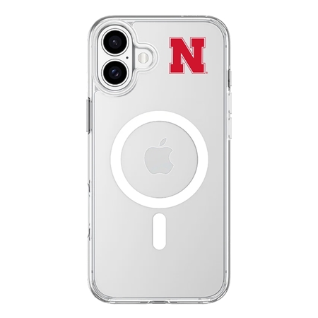 InvisiCase MagSafe Nebraska Cornhuskers Mini Logo Case for iPhone 16
