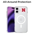 InvisiCase MagSafe Nebraska Cornhuskers Mini Logo Case for iPhone 16

