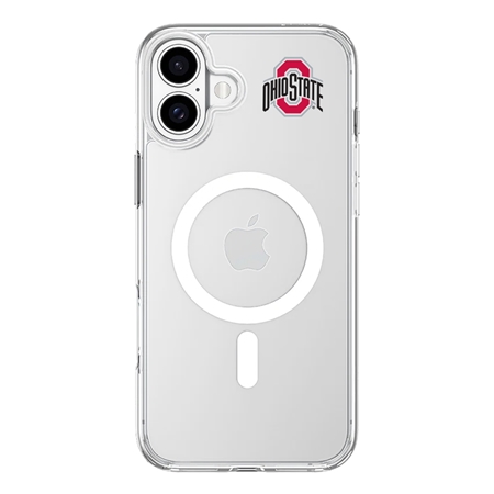 InvisiCase MagSafe Ohio State Buckeyes Mini Logo Case for iPhone 16
