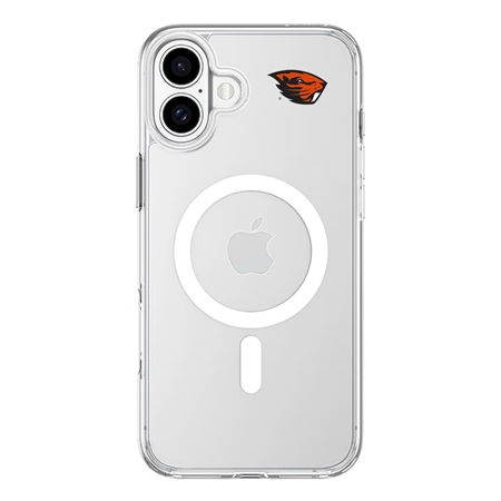 InvisiCase MagSafe Oregon State Beavers Mini Logo Case for iPhone 16
