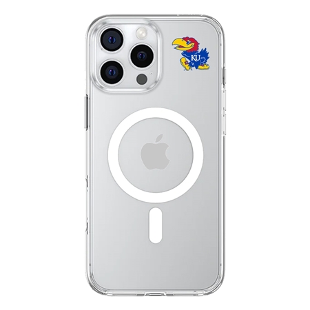 InvisiCase MagSafe Kansas Jayhawks Mini Logo Case for iPhone 16 Pro Max
