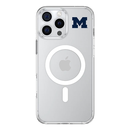 InvisiCase MagSafe Michigan Wolverines Mini Logo Case for iPhone 16 Pro Max

