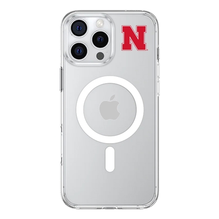 InvisiCase MagSafe Nebraska Cornhuskers Mini Logo Case for iPhone 16 Pro Max

