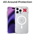 InvisiCase MagSafe Nebraska Cornhuskers Mini Logo Case for iPhone 16 Pro Max
