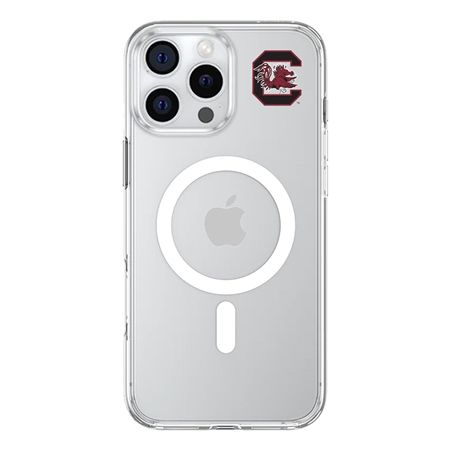 InvisiCase MagSafe South Carolina Gamecocks Mini Logo Case for iPhone 16 Pro Max
