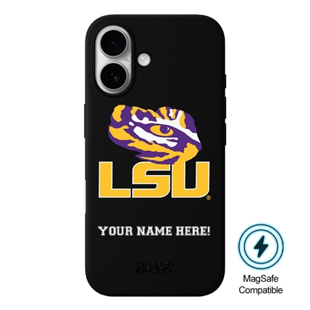 Guard Dog MagSafe LSU Tigers Personalized Case for iPhone 16 
