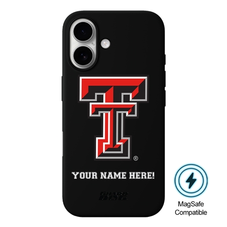 Guard Dog MagSafe Texas Tech Red Raiders Personalized Case for iPhone 16 
