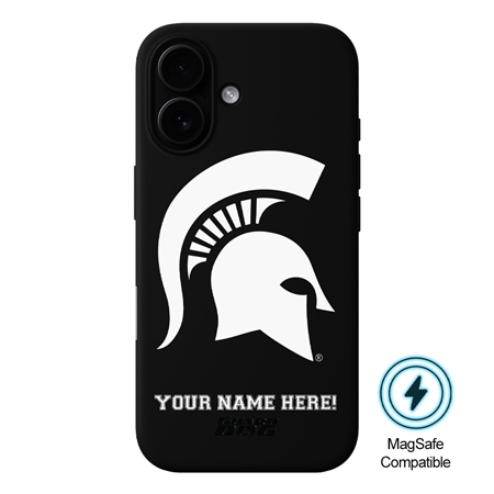 Guard Dog MagSafe Michigan State Spartans Personalized Case for iPhone 16 Plus 
