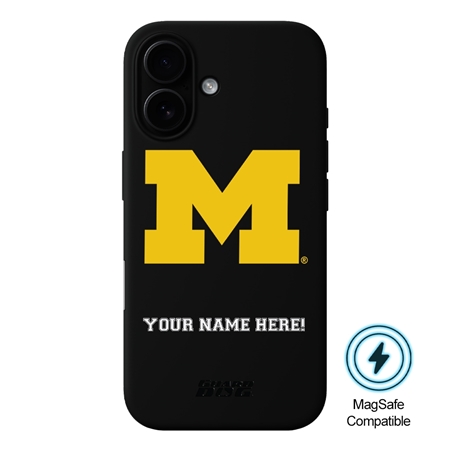 Guard Dog MagSafe Michigan Wolverines Personalized Case for iPhone 16 Plus 
