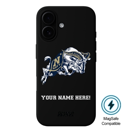 Guard Dog MagSafe Navy Midshipmen Personalized Case for iPhone 16 Plus 

