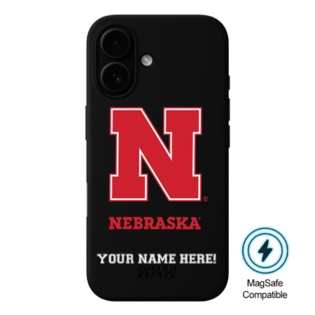 Guard Dog MagSafe Nebraska Cornhuskers Personalized Case for iPhone 16 Plus 
