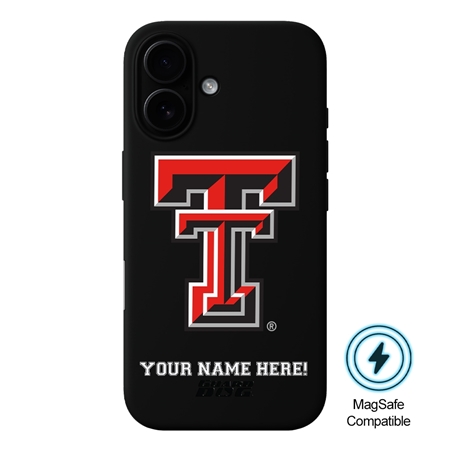 Guard Dog MagSafe Texas Tech Red Raiders Personalized Case for iPhone 16 Plus 
