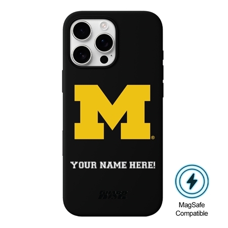 Guard Dog MagSafe Michigan Wolverines Personalized Case for iPhone 16 Pro 
