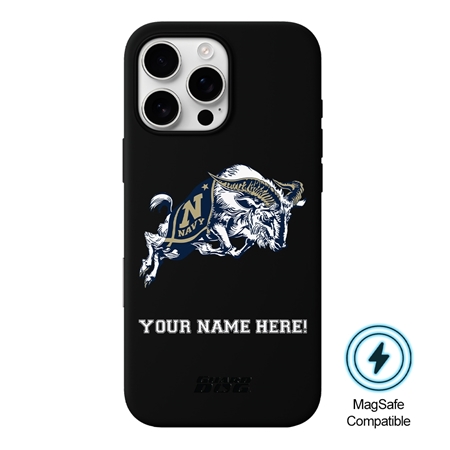 Guard Dog MagSafe Navy Midshipmen Personalized Case for iPhone 16 Pro 
