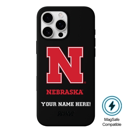 Guard Dog MagSafe Nebraska Cornhuskers Personalized Case for iPhone 16 Pro 
