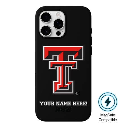 Guard Dog MagSafe Texas Tech Red Raiders Personalized Case for iPhone 16 Pro 
