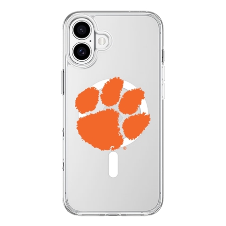InvisiCase MagSafe Clemson Tigers Logo Case for iPhone 16
