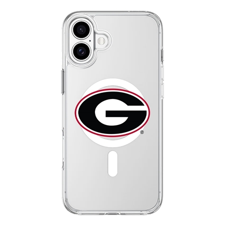 InvisiCase MagSafe Georgia Bulldogs Logo Case for iPhone 16

