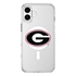 InvisiCase MagSafe Georgia Bulldogs Logo Case for iPhone 16
