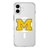 InvisiCase MagSafe Michigan Wolverines Logo Case for iPhone 16
